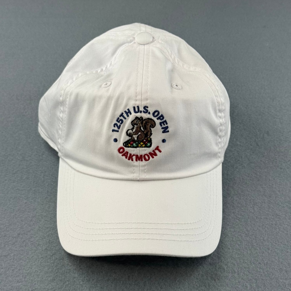 Ahead 125th U.S. Open Oakmont Hat Mens OSFA White USGA Member Golf Cap